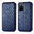 Funda de Cuero Cartera con Soporte Carcasa S01D para Oppo A53s 5G Azul