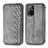 Funda de Cuero Cartera con Soporte Carcasa S01D para Oppo A94 5G Gris