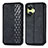 Funda de Cuero Cartera con Soporte Carcasa S01D para Oppo K11x 5G Negro