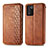 Funda de Cuero Cartera con Soporte Carcasa S01D para Oppo K9S 5G Marron