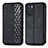 Funda de Cuero Cartera con Soporte Carcasa S01D para Oppo Reno6 5G Negro