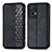 Funda de Cuero Cartera con Soporte Carcasa S01D para Oppo Reno7 Pro 5G Negro