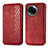 Funda de Cuero Cartera con Soporte Carcasa S01D para Realme 11 5G Rojo