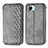 Funda de Cuero Cartera con Soporte Carcasa S01D para Realme C30 Gris