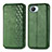 Funda de Cuero Cartera con Soporte Carcasa S01D para Realme C30 Verde