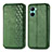 Funda de Cuero Cartera con Soporte Carcasa S01D para Realme C33 (2023) Verde