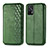 Funda de Cuero Cartera con Soporte Carcasa S01D para Realme GT 5G Verde