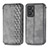 Funda de Cuero Cartera con Soporte Carcasa S01D para Realme GT Neo2 5G Gris