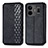 Funda de Cuero Cartera con Soporte Carcasa S01D para Realme GT Neo5 240W 5G Negro