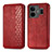 Funda de Cuero Cartera con Soporte Carcasa S01D para Realme GT Neo5 240W 5G Rojo