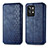 Funda de Cuero Cartera con Soporte Carcasa S01D para Realme GT2 Pro 5G Azul