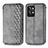 Funda de Cuero Cartera con Soporte Carcasa S01D para Realme GT2 Pro 5G Gris