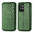 Funda de Cuero Cartera con Soporte Carcasa S01D para Realme GT2 Pro 5G Verde