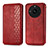 Funda de Cuero Cartera con Soporte Carcasa S01D para Realme Narzo 60 5G Rojo