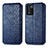 Funda de Cuero Cartera con Soporte Carcasa S01D para Realme Q3t 5G Azul