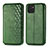 Funda de Cuero Cartera con Soporte Carcasa S01D para Samsung Galaxy A03 Verde