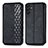 Funda de Cuero Cartera con Soporte Carcasa S01D para Samsung Galaxy A04s Negro