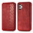 Funda de Cuero Cartera con Soporte Carcasa S01D para Samsung Galaxy A13 4G Rojo