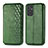 Funda de Cuero Cartera con Soporte Carcasa S01D para Samsung Galaxy A15 LTE Verde