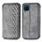 Funda de Cuero Cartera con Soporte Carcasa S01D para Samsung Galaxy A22 4G Gris