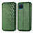 Funda de Cuero Cartera con Soporte Carcasa S01D para Samsung Galaxy A22 4G Verde