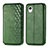 Funda de Cuero Cartera con Soporte Carcasa S01D para Samsung Galaxy A22 5G SC-56B Verde