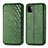 Funda de Cuero Cartera con Soporte Carcasa S01D para Samsung Galaxy A22 5G Verde