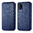 Funda de Cuero Cartera con Soporte Carcasa S01D para Samsung Galaxy A31 Azul