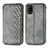 Funda de Cuero Cartera con Soporte Carcasa S01D para Samsung Galaxy A31 Gris