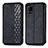 Funda de Cuero Cartera con Soporte Carcasa S01D para Samsung Galaxy A31 Negro