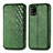 Funda de Cuero Cartera con Soporte Carcasa S01D para Samsung Galaxy A31 Verde