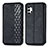 Funda de Cuero Cartera con Soporte Carcasa S01D para Samsung Galaxy A32 4G Negro