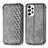 Funda de Cuero Cartera con Soporte Carcasa S01D para Samsung Galaxy A33 5G Gris