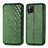 Funda de Cuero Cartera con Soporte Carcasa S01D para Samsung Galaxy A42 5G Verde