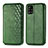 Funda de Cuero Cartera con Soporte Carcasa S01D para Samsung Galaxy A51 5G Verde