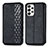 Funda de Cuero Cartera con Soporte Carcasa S01D para Samsung Galaxy A53 5G Negro