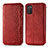 Funda de Cuero Cartera con Soporte Carcasa S01D para Samsung Galaxy F02S SM-E025F Rojo
