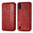 Funda de Cuero Cartera con Soporte Carcasa S01D para Samsung Galaxy M01 Rojo