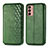 Funda de Cuero Cartera con Soporte Carcasa S01D para Samsung Galaxy M13 4G Verde