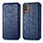 Funda de Cuero Cartera con Soporte Carcasa S01D para Samsung Galaxy M13 5G Azul