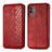 Funda de Cuero Cartera con Soporte Carcasa S01D para Samsung Galaxy M13 5G Rojo