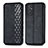 Funda de Cuero Cartera con Soporte Carcasa S01D para Samsung Galaxy M14 5G Negro