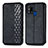 Funda de Cuero Cartera con Soporte Carcasa S01D para Samsung Galaxy M31 Prime Edition Negro