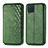 Funda de Cuero Cartera con Soporte Carcasa S01D para Samsung Galaxy M32 4G Verde