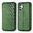 Funda de Cuero Cartera con Soporte Carcasa S01D para Samsung Galaxy M32 5G Verde