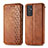 Funda de Cuero Cartera con Soporte Carcasa S01D para Samsung Galaxy M34 5G Marron