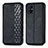 Funda de Cuero Cartera con Soporte Carcasa S01D para Samsung Galaxy M51 Negro