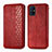 Funda de Cuero Cartera con Soporte Carcasa S01D para Samsung Galaxy M51 Rojo