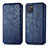 Funda de Cuero Cartera con Soporte Carcasa S01D para Samsung Galaxy M60s Azul