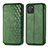 Funda de Cuero Cartera con Soporte Carcasa S01D para Samsung Galaxy M60s Verde